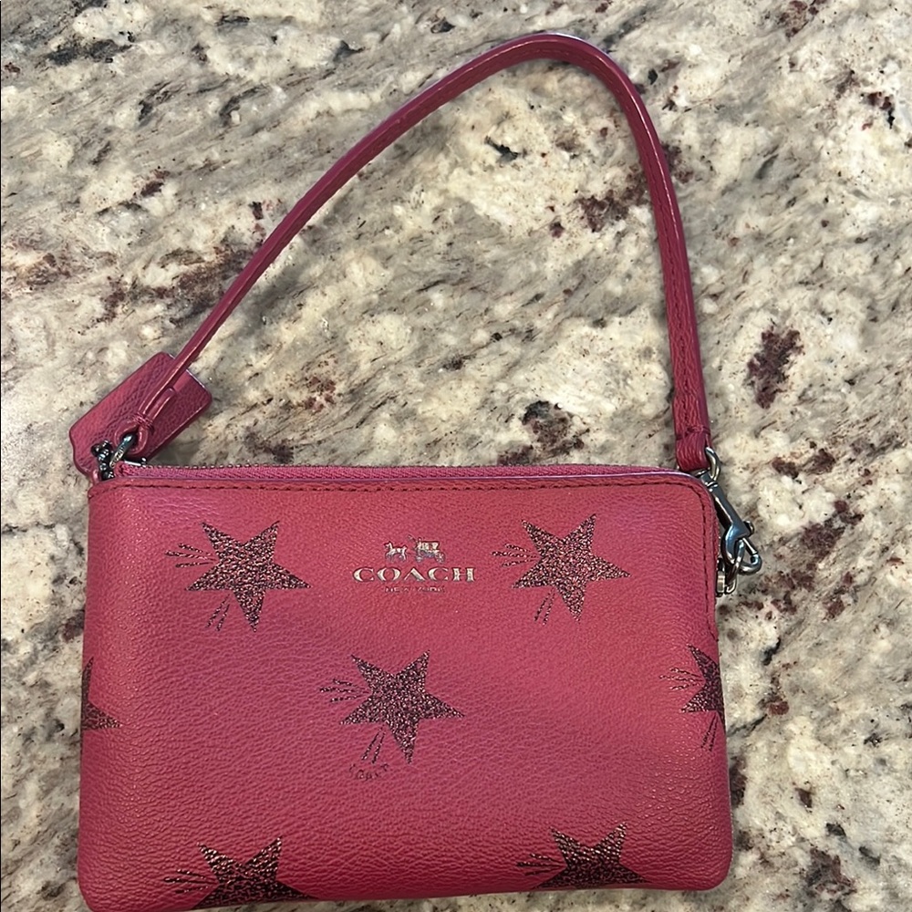 Coach Red Star-Patterned Women's Bag